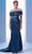 MNM Couture N0617 - Draped Off Shoulder Evening Gown Evening Dresses