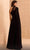 MNM Couture V02037A - Asymmetric Side Draped Evening Gown Evening Dresses