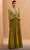 MNM Couture V06941 - Beaded Peplum Evening Dress Mother of the Bride Dresses 0 / Green