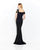 Mon Cheri - Asymmetrical Seamed Evening Gown 120604 Mother Of The Bride Dresses