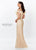 Mon Cheri - Ruffled Off-Shoulder Sheath Evening Gown 119931 Mother of the Bride Dresses