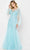 Montage by Mon Cheri 122908 - Illusion Bishop Sleeve Evening Gown Mother of the Bride Dresses