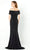 Montage by Mon Cheri - 220949 Embellished Off-Shoulder Evening Gown Evening Dresses 6 / Black