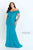 Montage by Mon Cheri 220949W - Embellished Off-Shoulder Evening Dress Mother of the Bride Dresses 16W / Peacock