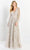 Montage by Mon Cheri M2201 - Sheer Bell Sleeve Evening Dress Mother of the Bride Dresses 12 / Sage