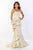 Montage by Mon Cheri M2225 - Ruffle Detailed Straight Neck Prom Gown Mother of the Bride Dresses