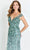 Montage by Mon Cheri M522 - Cap Sleeve V-Neck Evening Gown Evening Dresses