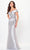 Montage by Mon Cheri M904 - Off Shoulder Mikado Evening Dress Formal Dresses 4 / Silver
