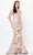 Montage by Mon Cheri M905 - Off Shoulder Brocade Evening Dress Formal Dresses 4 / Blush