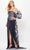 Montage by Mon Cheri M908 - Oversized Bow Evening Dress Evening Dresses 4 / Black/Silver