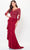 Montage by Mon Cheri M914 - Embroidered Floral Evening Dress Formal Dresses 4 / Wine