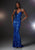Mori Lee - 43032 Patterned Sequins on Net Evening Dresses 00 / Bright Royal