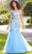 Mori Lee 47043 - Two-piece Square Neck Gown Evening Dresses