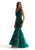 Mori Lee 48025 - One Shoulder Embroidered Prom Gown Military Ball 00 / Emeral Nude