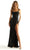 Mori Lee 49017 - Corset Square Prom Dress Prom Dresses 00 / Black