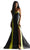 Mori Lee 49025 - Sweetheart Mermaid Prom Dress Prom Dresses 00 / Black/Lime