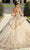 Mori Lee 60134 - Metallic Peplum Ballgown Quinceanera Dresses