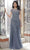 Mori Lee 72614 - Beaded Illusion Evening Dress Evening Dresses 00 / Slate