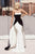 Nicole Bakti - 655 Two Toned Strapless Evening Dress with Overskirt Pageant Dresses 4 / Black/White