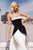 Nicole Bakti - 655 Two Toned Strapless Evening Dress with Overskirt Pageant Dresses 4 / Black/White