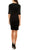 Nicole Miller MD2H10202 - Surplice Half Sleeve Long Dress Cocktail Dresses