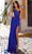 Nox Anabel A1382 - Beaded Illusion Corset Prom Dress Special Occasion Dress 0 / Royal Blue