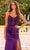 Nox Anabel A1585 - V-Neck Ruched Waist Formal Dress Special Occasion Dress