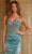 Nox Anabel A1585 - V-Neck Ruched Waist Formal Dress Special Occasion Dress