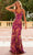 Nox Anabel A1587 - Sequin Floral Sheath Gown Special Occasion Dress