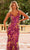 Nox Anabel A1587 - Sequin Floral Sheath Gown Special Occasion Dress