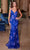 Nox Anabel A1587 - Sequin Floral Sheath Gown Special Occasion Dress