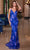 Nox Anabel A1587 - Sequin Floral Sheath Gown Special Occasion Dress