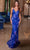 Nox Anabel A1587 - Sequin Floral Sheath Gown Special Occasion Dress