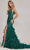 Nox Anabel C1119 - V-Neck Feathered Mermaid Prom Dress Prom Dresses