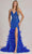 Nox Anabel C1119 - V-Neck Feathered Mermaid Prom Dress Prom Dresses