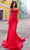 Nox Anabel C1345 - Strapless Embroidered Prom Gown Special Occasion Dress 0 / Red