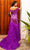 Nox Anabel C1461 - Rhinestone Plunging Neck Prom Gown Prom Dresses