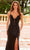 Nox Anabel C1605 - Glitter Jersey High Slit Dress Special Occasion Dress