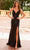 Nox Anabel C1605 - Glitter Jersey High Slit Dress Special Occasion Dress