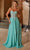 Nox Anabel C1617 - Strapless Lace Applique Chiffon Gown Special Occasion Dress