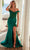 Nox Anabel C1647 - Off-Shoulder Satin Gown with Slit Special Occasion Dress