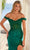 Nox Anabel C1647 - Off-Shoulder Satin Gown with Slit Special Occasion Dress