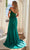 Nox Anabel C1647 - Off-Shoulder Satin Gown with Slit Special Occasion Dress