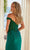 Nox Anabel C1647 - Off-Shoulder Satin Gown with Slit Special Occasion Dress