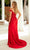 Nox Anabel C1647 - Off-Shoulder Satin Gown with Slit Special Occasion Dress