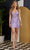 Nox Anabel C783 - Corset Bodice V-Neck Cocktail Dress Cocktail Dresses 00 / Lilac