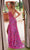 Nox Anabel D1574 - Sequin Mesh Deep V Slit Gown Special Occasion Dress