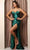 Nox Anabel E1044 - Sleeveless Tie Back Evening Gown Evening Dresses 00 / Emerald