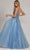 Nox Anabel E1125 - Sleeveless Corset Bodice Ballgown Prom Dresses 0 / Dusty Blue