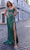 Nox Anabel E1280 - Allover Sequin One Shoulder Prom Dress Special Occasion Dress 4 / Green